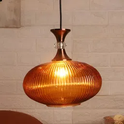 ELIANTE Copper Toned Spherical  Contemporary Ceiling Lamp-17