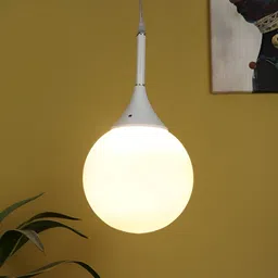 ELIANTE White Iron Contemporary Ceiling Lamp-picture-45