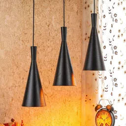 MFD HOME FURNISHING Black Aluminium Quirky Cluster Light-image-45