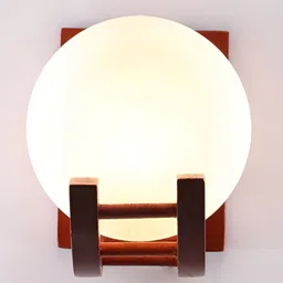 Areezo Brown Contemporary Wooden Wall Lamp-image-21