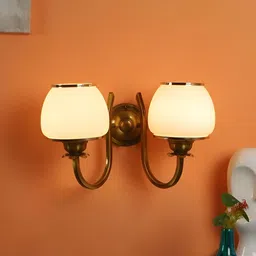 ELIANTE Gold-Toned Iron Contemporary Cylinder Shaped Wall Lamp-image-79