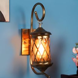 ELIANTE Gold Toned Iron Contemporary Cylinder  Wll Lamp-image-69
