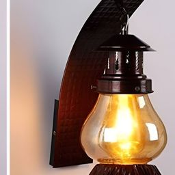 Areezo Brown Iron Wall Lamp-image-61