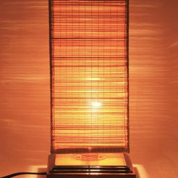 Devansh Brown Solid Bamboo Column Lamp-31