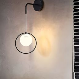 Cruv Black Metal Wall Lamp-53