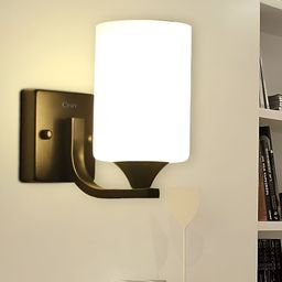 Cruv White & Black Metal Wall Lamp-26