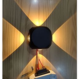 SPARK WORLD Black Acrylic Quirky Abstract Shaped Shaped Wall Lamp image 2