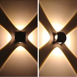 SPARK WORLD Black Acrylic Quirky Abstract Shaped Shaped Wall Lamp image 4