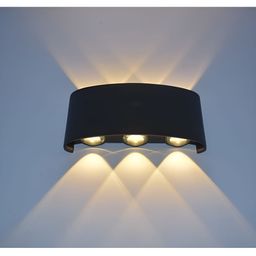 SPARK WORLD Black Rectangle Shaped Wall Lamp image 2