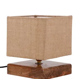 Devansh Beige Self Design Contemporary Column Table Lamp image 5