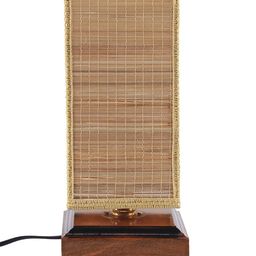 Devansh Brown Solid Bamboo Column Lamp image 5