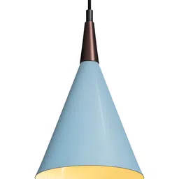 Wipro Blue Aluminium Contemporary Bell Shaped Wall Lamp-image-8