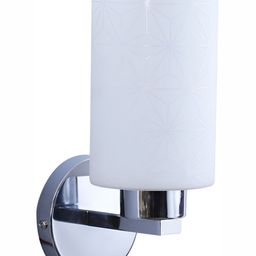 DENICRAAS Silver-Toned & White Metal Contemporary Cylindrical Shaped Wall Lamp-13