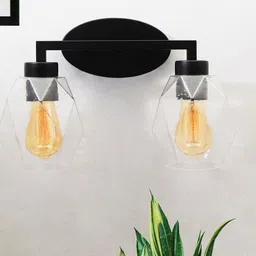 Homesake Black Metal & Glass Wall Lamps-image-30