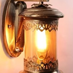 DENICRAAS Gold-Toned & Bronze-Toned 2 Pcs Metal Contemporary Wall Lamps-image-8