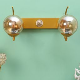 MFD HOME FURNISHING Golden Spherical Glass Wall Lamp-picture-38