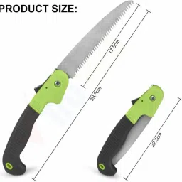 niktion Folding Pruning Gardening Hand Saw with Secure Lock for Cutting Tree Branch 1Pc Garden Pick image 2
