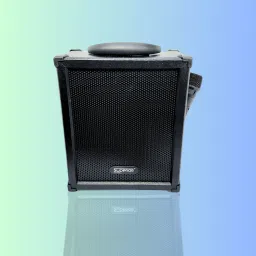 superior ™ Preofessional 8" Cube Amplifier with U.H.F Wireless Mic|ECHO Effect|Bluetooth| 30 W AV Power Amplifier image 3