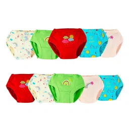 SuperBottoms Pack of 10 Super Soft Printed Cotton Sustainable Briefs BAS-UND-U-BR-DD-18_24M-10PACK-24