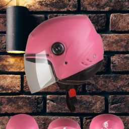 ABS Material Open Face Clear Visor Helmet, Scratch Resistance Motorbike Helmet-image-98