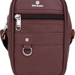 Brown Men & Women Sling Bag Small Sling Bag for Men-image-104