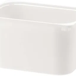 Plastic Storage box, white42x30x23 cm Storage Basket-picture-19