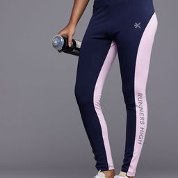 hrx by hrithik roshan Solid Women Blue Tights-picture-38
