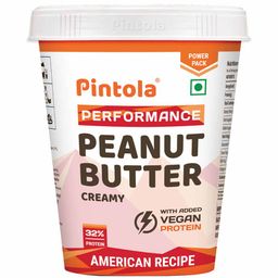 Pintola American Recipe Performance Series Peanut Butter,  1 kg  Creamy -13