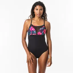 olaian Women's 1-piece surf swimsuit Elisa Foamy-picture-48