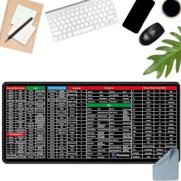 Harvic English Shortcut Keys Desk pad Large Computer Mouse Mat Mousepad image 5