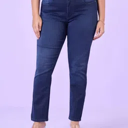Big Hello - The Plus Life Women Straight Fit Light Fade Jeans-image-43