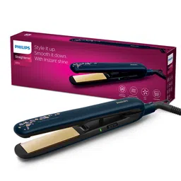 Philips BHS397/40 Hair Straightener SilkProtect Keratin Titanium Infused Plate-Navy Blue-13