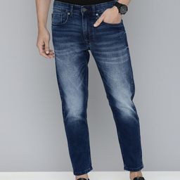 Flying Machine Men Blue Mid-Rise Heavy Fade Stretchable Jeans-image-55