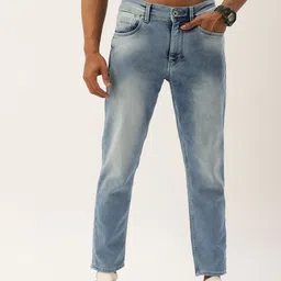 Flying Machine Men Blue MJ Mankle Fit Heavy Fade Stretchable Cropped Jeans-picture-41
