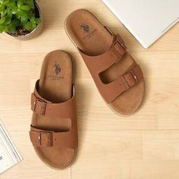 Men Slides with Adjustable Straps-20