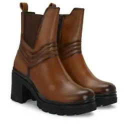 Women Mid-Calf Chelsea Boots with Zip Closure-image-62