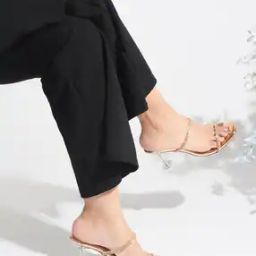 Women Slip-On Kitten Heeled Sandals-image-21