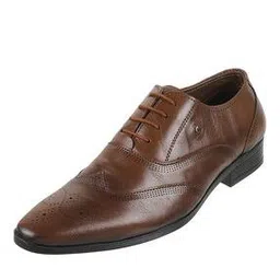 Men Perforated Brogues with Lace Fastening-image-40