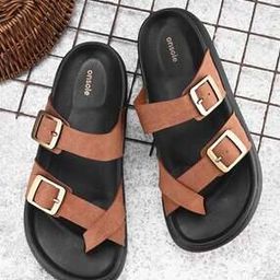 Men Multi-Strap Sandals with Buckle Fastening-image-58