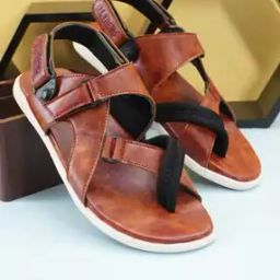 Men Strappy Sandals with Velcro Fastening-picture-10