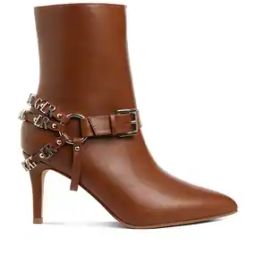 Women Pointed-Toe Boots with Zip-Closure-41