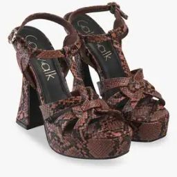 Blocked Heeled Sandals-image-45