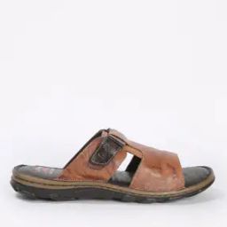 Logo Embossed Slip-On Sandals with Cutouts-28