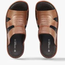 Perforated Slip-On Sandals-image-9