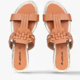Open-Toe Slip-On Flat Sandals-14