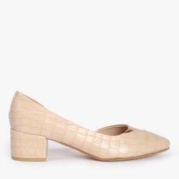 Women Checked Block Heels-image-20