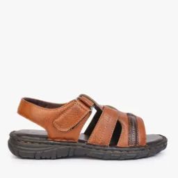 Multi-Strap Sandals with Velcro Fastening-picture-34