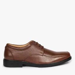 Textured Lace-Up Derby Shoes-image-65