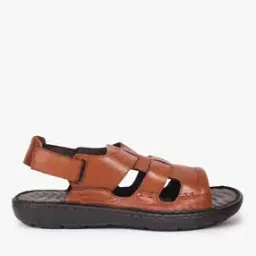 Slip-On Sandals with Velcro Fastening-image-54