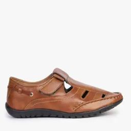 Men Flat Sandals with Velcro Fastening-image-73